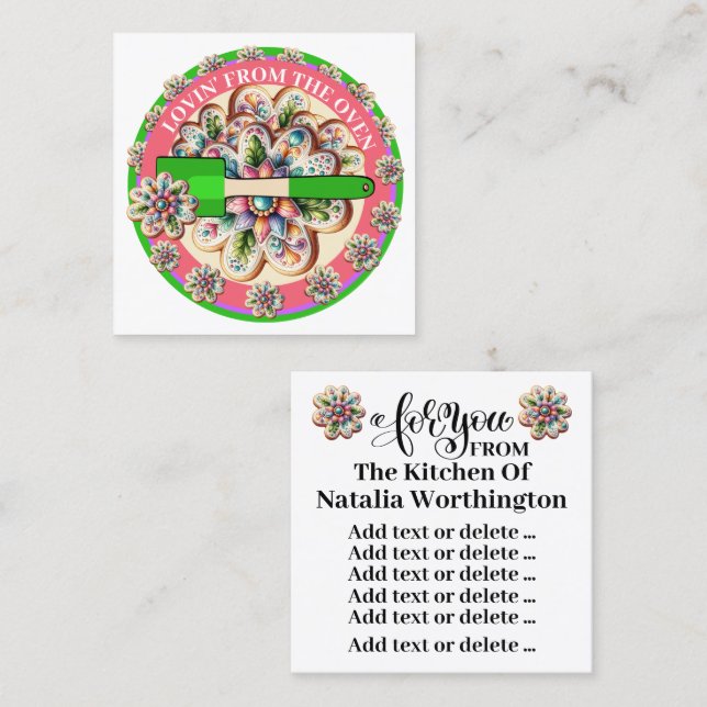 Lovin' de la versión de la tarjeta de perfil Oven (Anverso / Reverso)