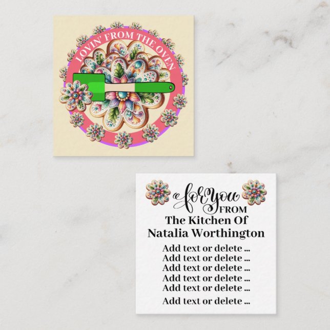 Lovin' de la versión de la tarjeta de presentación (Anverso / Reverso)