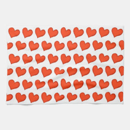 Loving Hearts Kitchen Toalla