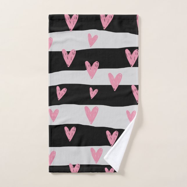 Lovley Hearts  Design Collection   Handtuch (Toalla de mano)