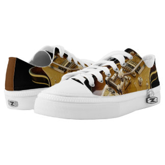 Low-Top Guitarra enrrollada de las zapatillas de deporte