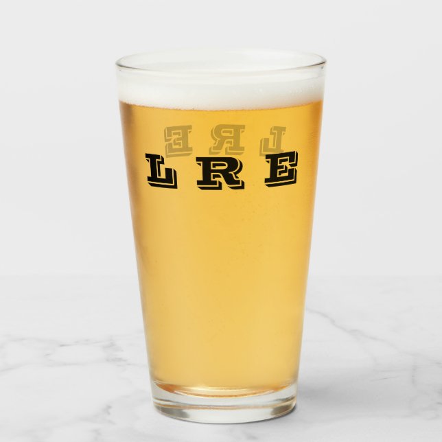 LRE Lake Riverside Estates Pint Glass (Anverso (lleno))