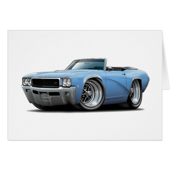 Lt 1968 de Buick GS Blue Convertible (Anverso (Horizontal))