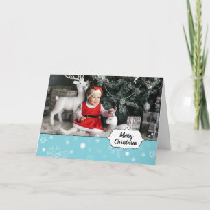 LTB Snowy Digital Photo Navidades tarjetas persona