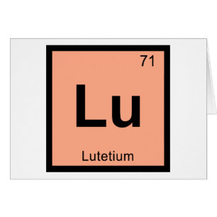 Lu - Química del Lutecio Símbolo de la Tabla Perió