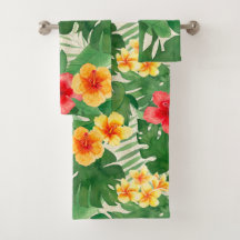 Luana Watercolor Tropical Vivid Floral