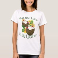 Luau Coconut Bebe Lime Fiesta Graciosa Camiseta pa