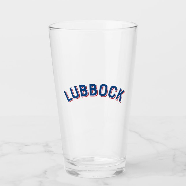 Lubbock, Texas Vintage Arch (Anverso)