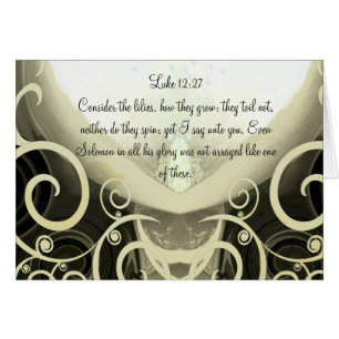 Lucas 12:27-Considerar a los lirios-Dios se consol