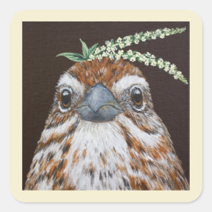 Lucas, los pegatinas del gorrión