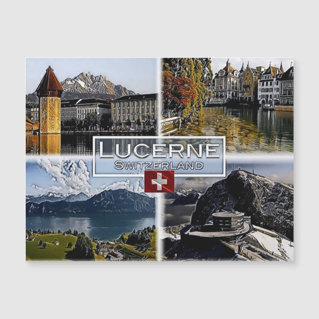 Lucerna - Suiza - Mosaico - (Anverso)
