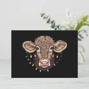 Luces Amante de Vaca de Navidad Granja Granjero Xm