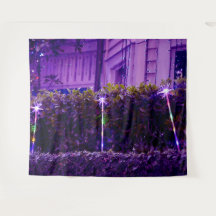 Luces arcoiris en el tapiz de Auckland