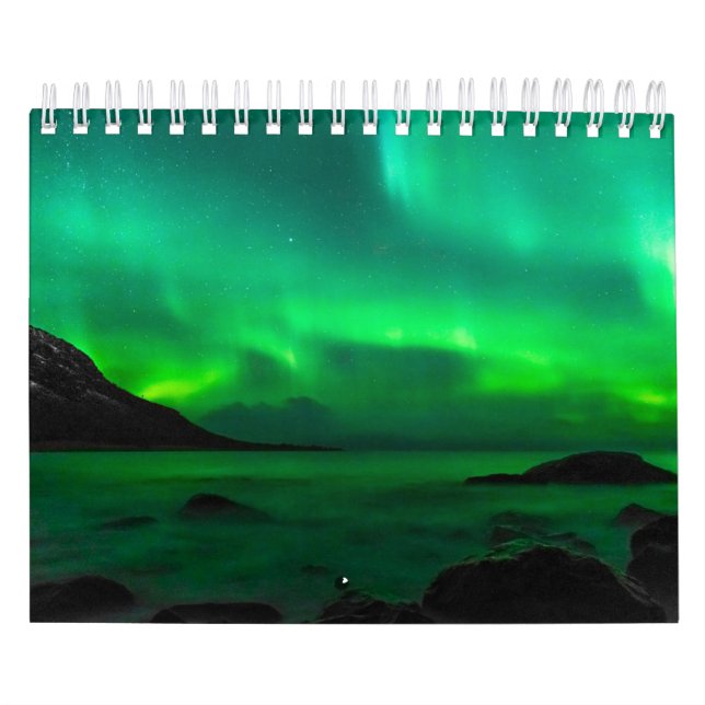 Luces boreales del calendario 2020 (Tapa)