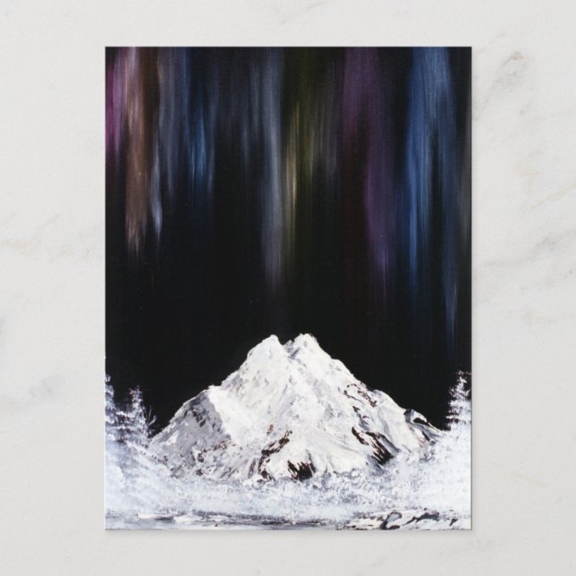 Luces boreales - Postal (Anverso)