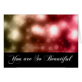 Luces Brillantes de Bokeh 1 Eres una tarjeta tan b