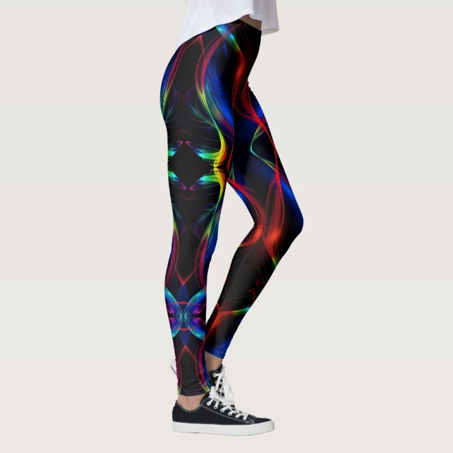 Luces coloridas Fiestas Leggings (Derecha)