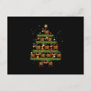 Luces de árbol de alce de Navidad divertidas para 