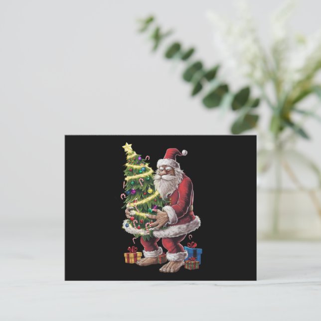 Luces de árbol de Navidad Bigfoot Navidad Amante d (Anverso de pie)