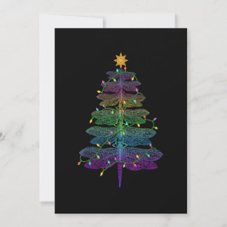 Luces de árbol de Navidad de libélula Pijama famil