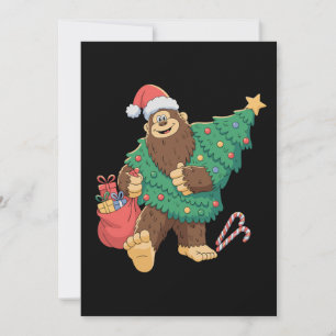 Luces de árbol de Navidad Sasquatch Bigfoot Navide
