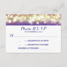 luces de cadena azules y doradas brillantes RSVP d