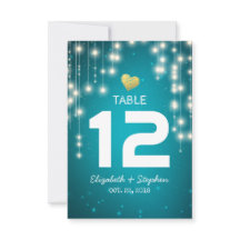 Luces de Cadena Bodas Asiento Lugar Número de Mesa