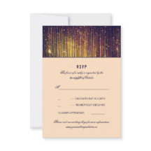 Luces de cadena de Boda Naval y Oro RSVP