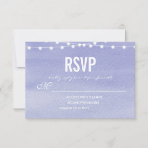 Luces de cadena de color de agua de lavanda RSVP
