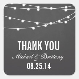 Luces de cadena | Etiquetas de bodas