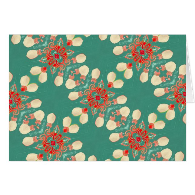 Luces de calle coralinas del oro de la turquesa (Anverso (Horizontal))