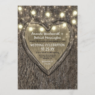 Luces de cuerda + Invitaciones a la boda de la cor