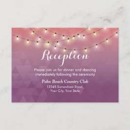 Luces de Cuerda Modernas Recepción de Boda Tropica