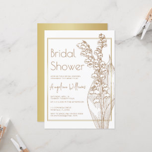 Luces de invitación a la ducha de novia del valle