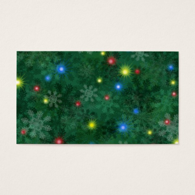 Luces de la nieve del navidad (Frente)