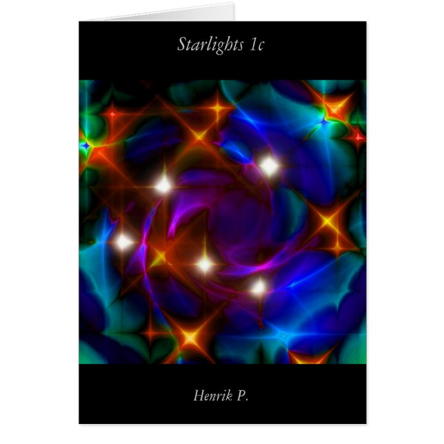 Luces de las estrellas #1c (tarjeta) (Frente)
