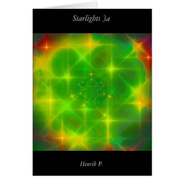 Luces de las estrellas #3a (tarjeta) (Frente)