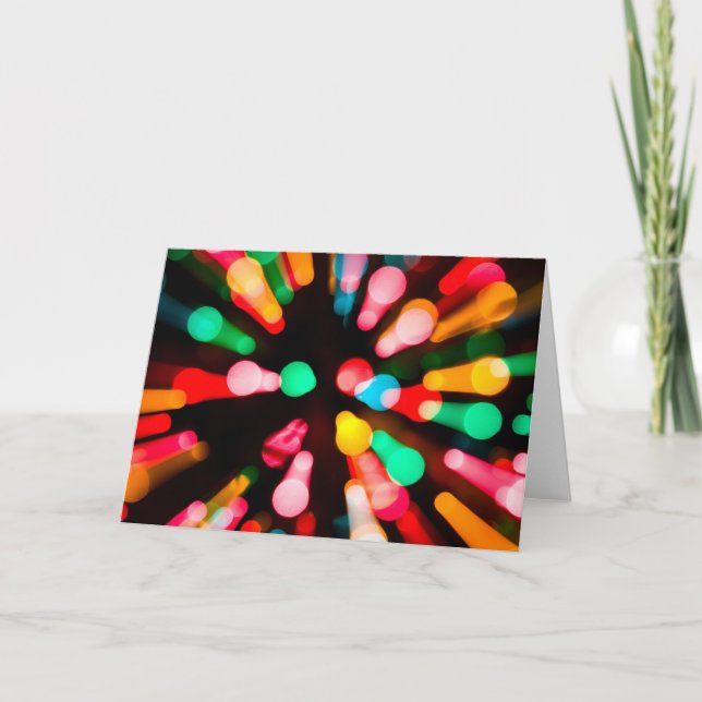 Luces de navidad a la velocidad de la deformación (Anverso)