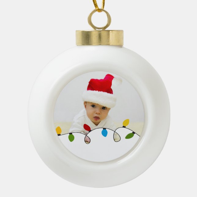 Luces de navidad, adornos de fotos de las luces de (Anverso)