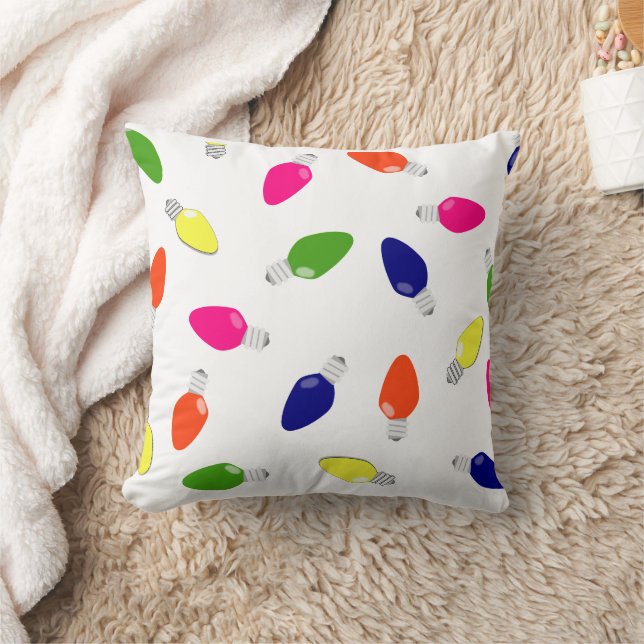 Luces de navidad - almohada (Manta)