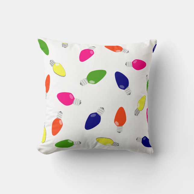 Luces de navidad - almohada (Anverso)