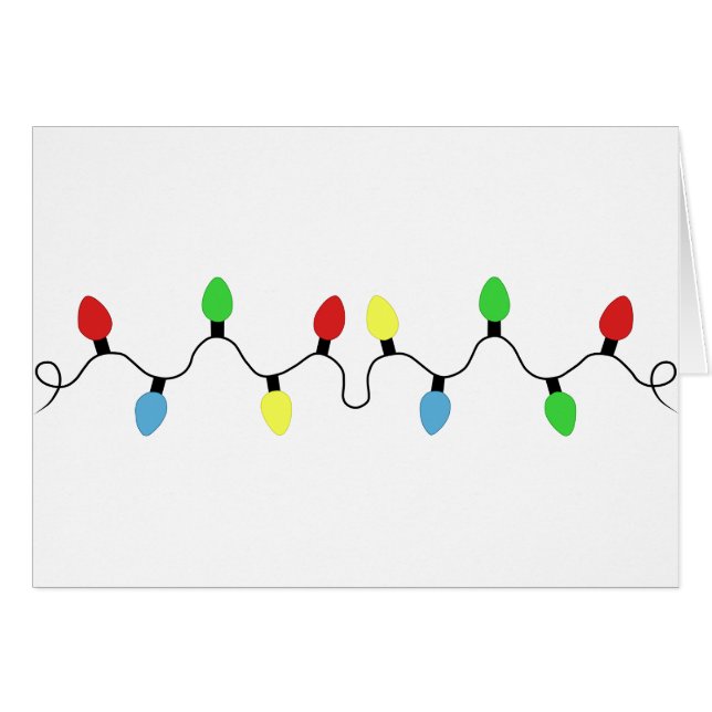 Luces de navidad brillantes (Anverso (Horizontal))