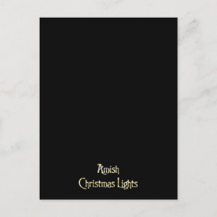 Luces de navidad de Amish