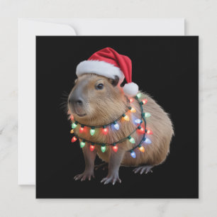 Luces de Navidad de Capybara Navidad Cappy