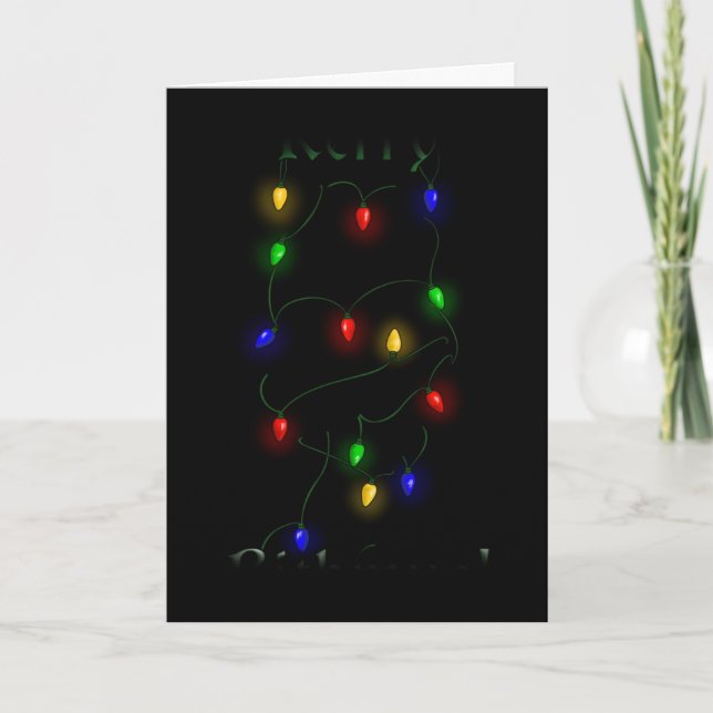 Luces de navidad de great dane (Anverso)