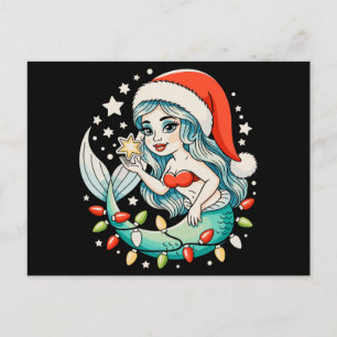 Luces de Navidad de Sirena Sombrero de Santa Vibe 