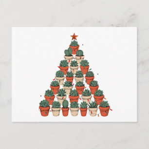 Luces de Navidad en forma de árbol de cactus sucul