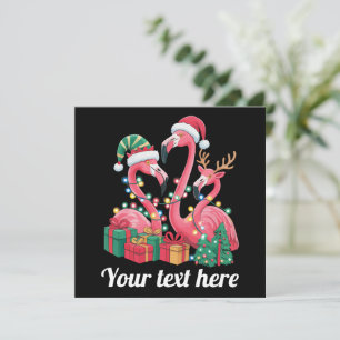 Luces de Navidad personalizadas de palma de flamen