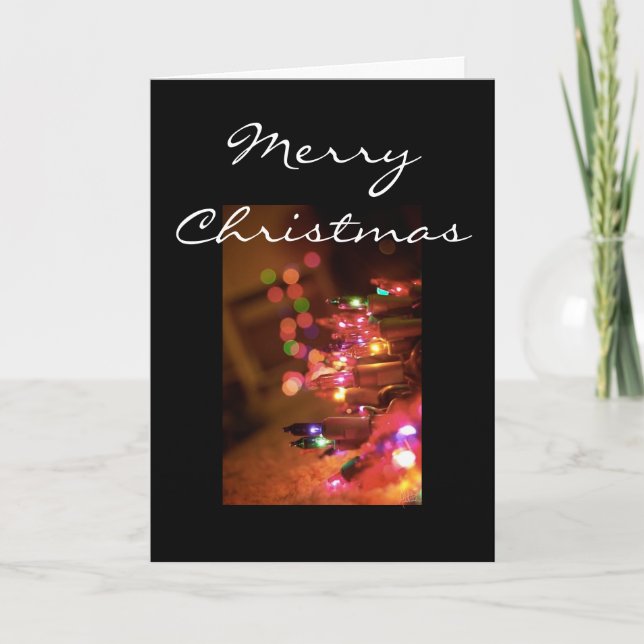 Luces de navidad [Tarjeta de Navidad] (Anverso)