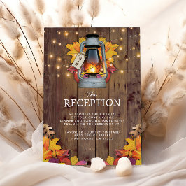 Luces de Otoño de Boda de Recepción Rústica